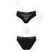 Трусики з широкою гумкою і мереживом Passion PS001 PANTIES L, black - Фото №6