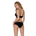 Трусики з широкою гумкою і мереживом Passion PS001 PANTIES M, black - Фото №4