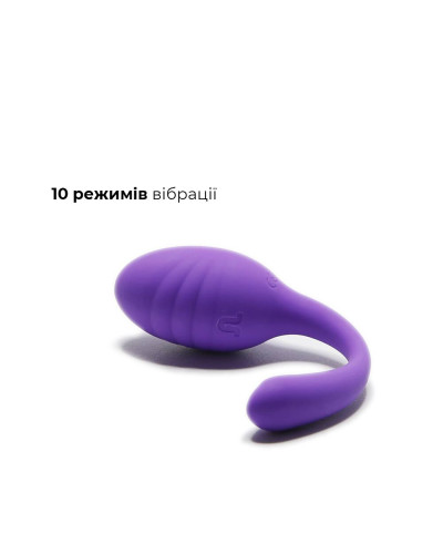 Віброяйце зі стимулятором клітора Adrien Lastic Smart Dream II з пультом LRS, можна під одяг - Фото №3