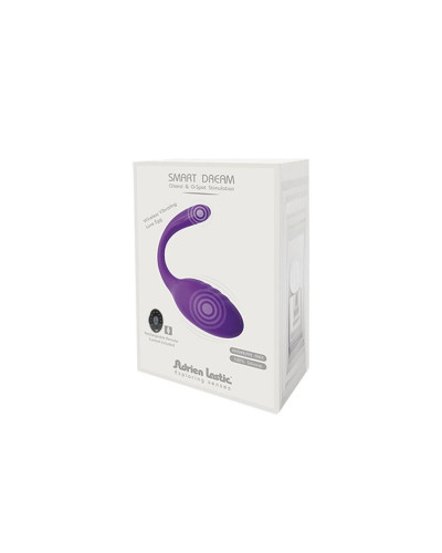 Віброяйце зі стимулятором клітора Adrien Lastic Smart Dream II з пультом LRS, можна під одяг - Фото №5