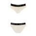 Трусики с широкой резинкой и кружевом Passion PS001 PANTIES L, ecru - Фото №4