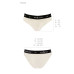 Трусики с широкой резинкой и кружевом Passion PS001 PANTIES L, ecru - Фото №5