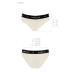 Трусики з широкою гумкою і мереживом Passion PS001 PANTIES S, ecru - Фото №5
