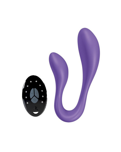 Вібратор для пар Adrien Lastic Couple Secrets II з пультом LRS, два мотори, універсальний - Фото №1