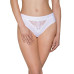 Трусики з широкою гумкою і мереживом Passion PS001 PANTIES XL, white - Фото №1