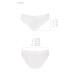 Трусики з широкою гумкою і мереживом Passion PS001 PANTIES XL, white - Фото №5