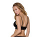 Эластичный топ с кружевом Passion PS001 TOP XL, black - Фото №2