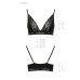Эластичный топ с кружевом Passion PS001 TOP XL, black - Фото №6