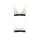 Еластичний топ з мереживом Passion PS001 TOP S, ecru - Фото №4