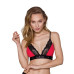 Эластичный топ с кружевом Passion PS001 TOP XL, red-black - Фото №1