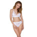 Еластичний топ з мереживом Passion PS001 TOP L, white - Фото №2
