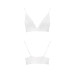 Еластичний топ з мереживом Passion PS001 TOP XL, white - Фото №4