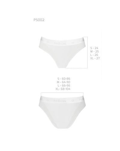 Трусики з прозорою вставкою Passion PS002 PANTIES S, white - Фото №5