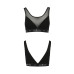 Топ з прозорою вставкою Passion PS002 TOP S, black - Фото №5