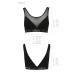 Топ з прозорою вставкою Passion PS002 TOP S, black - Фото №6