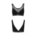 Топ с прозрачной вставкой Passion PS002 TOP XL, black - Фото №5