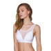 Топ с прозрачной вставкой Passion PS002 TOP L, white - Фото №1