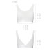 Топ с прозрачной вставкой Passion PS002 TOP L, white - Фото №5