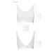 Топ з прозорою вставкою Passion PS002 TOP S, white - Фото №5