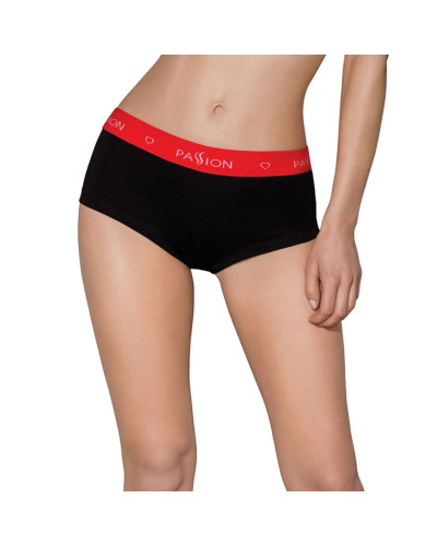 Трусики-шортики Passion PS003 PANTIES S, black - Фото №1