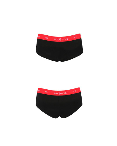 Трусики-шортики Passion PS003 PANTIES S, black - Фото №5