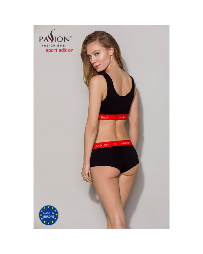 Трусики-шортики Passion PS003 PANTIES S, black - Фото №7