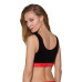 Спортивний топ на широких бретелях Passion PS003 TOP L, black - Фото №2