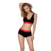 Спортивний топ на широких бретелях Passion PS003 TOP L, black - Фото №3