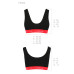 Спортивний топ на широких бретелях Passion PS003 TOP M, black - Фото №6