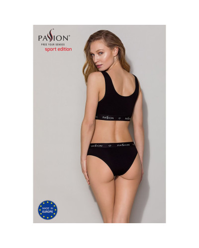 Трусики-слипы из хлопка с эластаном Passion PS004 PANTIES S, black - Фото №7