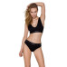 Спортивний топ з широкою гумкою Passion PS004 TOP L, black - Фото №3