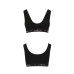 Спортивний топ з широкою гумкою Passion PS004 TOP L, black - Фото №5