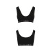 Спортивний топ з широкою гумкою Passion PS004 TOP M, black - Фото №5