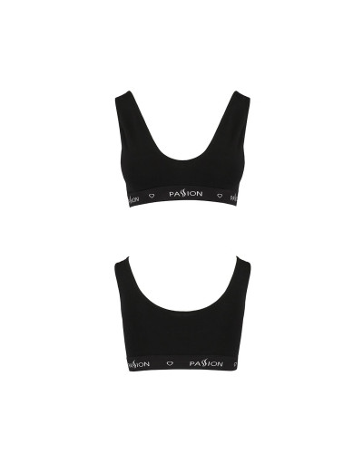 Спортивный топ с широкой резинкой Passion PS004 TOP S, black - Фото №5