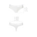 Трусики-бразилиана из хлопка Passion PS005 PANTIES S, white - Фото №6
