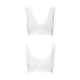 Спортивный топ из эластичного хлопка Passion PS005 TOP M, white - Фото №5