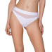Трусики с прозрачной вставкой Passion PS006 PANTIES M, white - Фото №1