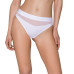 Трусики з прозорою вставкою Passion PS006 PANTIES S, white - Фото №1