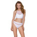 Трусики з прозорою вставкою Passion PS006 PANTIES S, white - Фото №2