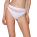 Трусики с прозрачной вставкой Passion PS006 PANTIES XL, white - Фото №1