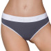 Спортивні трусики-стрінги Passion PS007 PANTIES dark grey, L - Фото №1