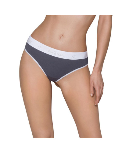 Спортивні трусики-стрінги Passion PS007 PANTIES S, dark grey - Фото №1