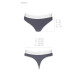 Спортивні трусики-стрінги Passion PS007 PANTIES S, dark grey - Фото №5
