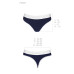 Спортивні трусики-стрінги Passion PS007 PANTIES S, navy blue - Фото №6