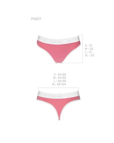 Спортивні трусики-стрінги Passion PS007 PANTIES XL, pink - Фото №5