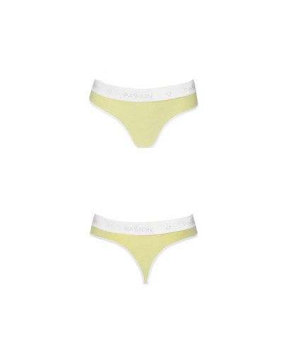 Спортивні трусики-стрінги Passion PS007 PANTIES M, yellow - Фото №4