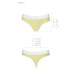 Спортивные трусики-стринги Passion PS007 PANTIES XL, yellow - Фото №5