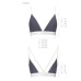Спортивный топ с двойными бретелями Passion PS007 TOP XL, dark grey - Фото №5
