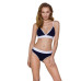Спортивний топ з подвійними бретелями Passion PS007 TOP L, navy blue - Фото №3