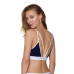Спортивный топ с двойными бретелями Passion PS007 TOP XL, navy blue - Фото №2